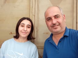Haya and Prof. Mahmoud Nouh
